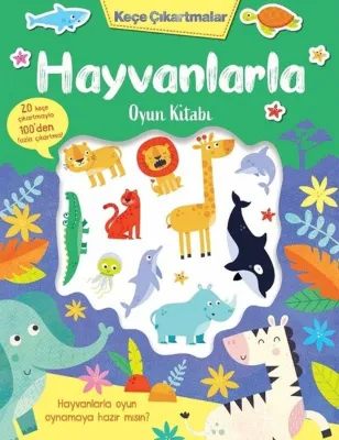 Hayvanlarla Oyun Kitabı - Keçe Çıkartmalar