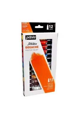 Pepeo Atölye Tipi Guaj Boya 12 Ml. 12 Renk Set