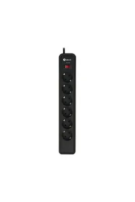 Dexim Akım Korumalı Priz 6'lı, 1,8 Metre, Anahtarlı, Dcp006