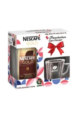 Nescafe Gold 100gr Kavanoz Cam Fincan Hediyeli!