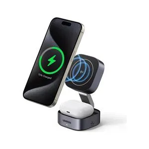 UGREEN 2-in-1 MagSafe Kablosuz Hızlı Şarj Standı