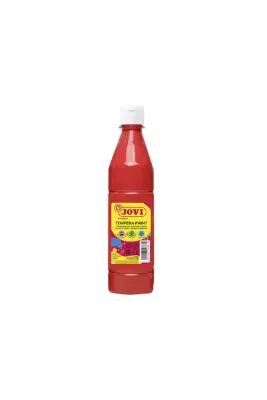 Jovi Kırmızı Guaj Boya 500Ml (Hazır Sulandırılmış Sıvı Guaj) /