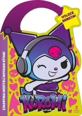 Kuromi - Yıldız Sensin! Çıkartma Hediyeli Boyama Kitabı