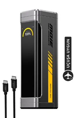 Aohi Starship 20.000 mAh 310W PD3.1 Powerbank, Akıllı Dijital Göstergeli 2si1 Arada Taşınabilir Hızl