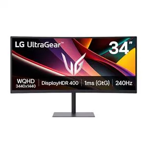 LG 34" 34G630A-B 1Ms 240Hz WQHD VA GAMING MONITOR