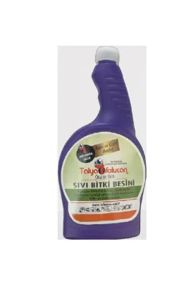 TALYA SOLUCAN Bitki Besini Çiçekli Bitkilere Özel Çiçek Açtıran Sıvı Gübre Çiçek Çoşturan Vitamin 750 ml