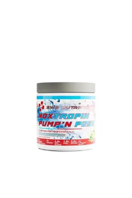 Swiss Nutrition Noxtropin Pump'N Pose Preworkout Yeşil Elma 255 gr 15 Servis Pump Etkili Pre Workout