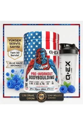 q-ex labs Qex Labs BodyBoulding Pre Work Out 1000 Gr 50 Servis