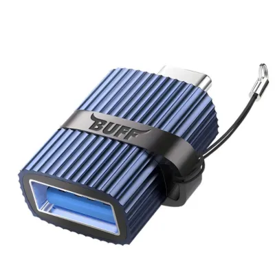 Buff Örgülü Type-C to USB OTG Dönüştürücü Adaptör