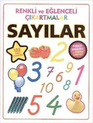 Renkli ve Eğlenceli Çıkartmalar - Sayılar Numbers