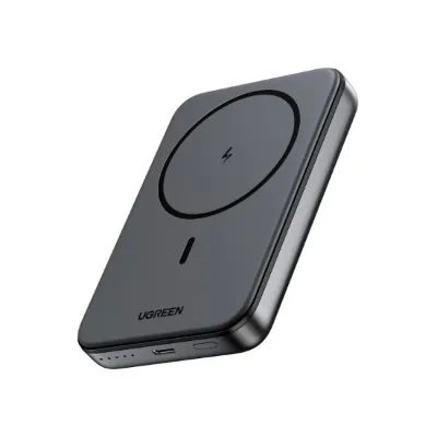 Ugreen 25919 10.000 mAh 20W Magsafe Wireless Kablosuz Hızlı Powerbank Siyah