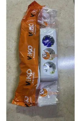 VİKO 3 LÜ 3MT TOPRAKLI PİRİZ