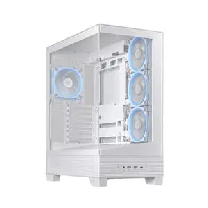 ASUS A31 PLUS TG 4x120mm ARGB FANLI midT ATX BEYAZ KASA