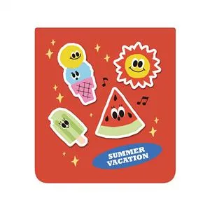 Samsung Galaxy Z Flip 8 Flipsuit Kılıf (Summer Vacation) - Çok renkli