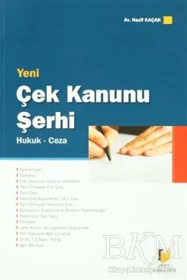 Yeni Çek Kanunu Şerhi