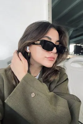 REN EYEWEAR Tiger Kaplanlı Güneş Gözlüğü Geometrik Yeni Sezon Popüler Kadin Gözlük / Ren Eyewear