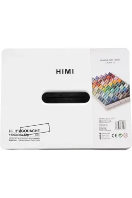 HIMI Tablet Guaj Boya Seti Twin Cup Gouache Set 112'li (White Case Edition)