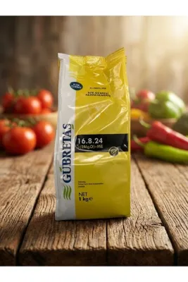 GÜBRETAŞ 16.8.24+2MgO+ME Yüksek Potasyumlu Meyve Büyütücü Toz Gübre - 1 Kg