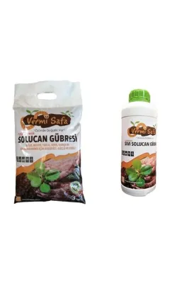 Vermisafa Solucan Gübresi 3 Kg Katı+1 Lt Sıvı