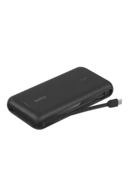 Belkin BPB024HQBK 20K 30W Powerbank – Entegre USB‑C Kabloyla - Siyah