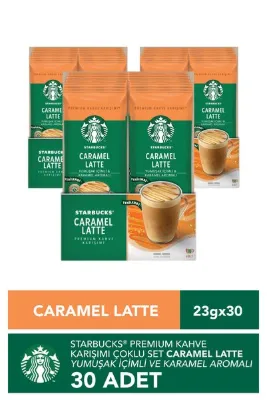Starbucks Caramel Latte Premium Kahve Karışımı 23 gr x 30 Adet