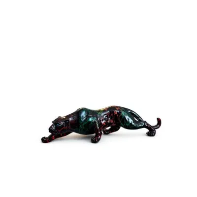 Sofiart Leopar Figürlü Dekoratif Biblo
