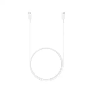 Samsung EP-DX310J 3A 25W Usb-C to Usb-C Hızlı Şarj ve Data Kablosu 1,8 m - Beyaz
