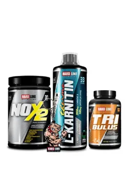 Hardline Ekstra Performans Thermo L-karnitin Yeşil Elma 1000mg + Nox2 Karadut Aromalı + Tribulus