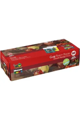 Nova Color 10 RENK GUAJ BOYA ŞİŞE NC-114