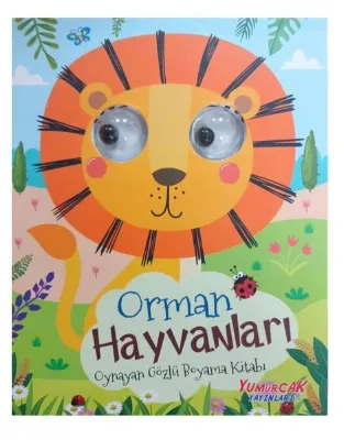 Orman Hayvanları - Oynayan Gözlü Boyama Kitabı