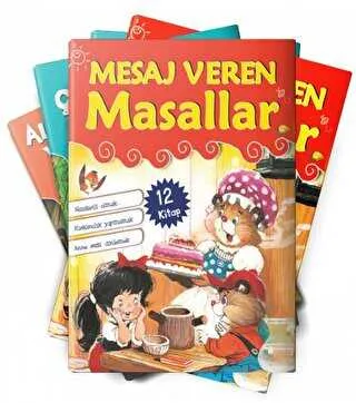 Mesaj Veren Masallar 12 Kitap Takım