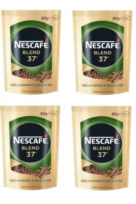 Nescafe Blend 37 Yoğun Aroma & Dolgun Tat Eko Paket 80 grx4