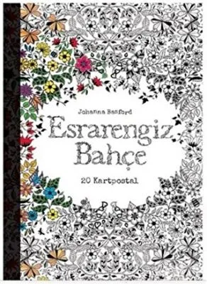 Esrarengiz Bahçe Kartpostal Kitabı