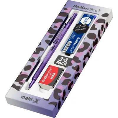 MATRI-X VERSATİL 0.7 MM METALİK MOR 3'LÜ SET