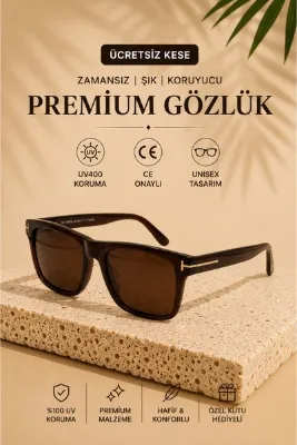 WATCHOFROYAL Royal Eyewear RE1054 Kahverengi Güneş Gözlüğü
