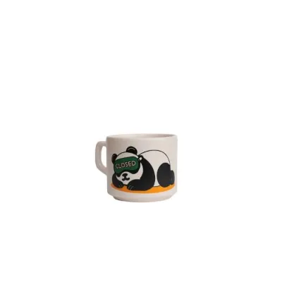 Yeşilay Panda Figürlü Seramik Kupa