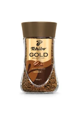 Tchibo GOLD SELECTİON RICH & INTENSE ÇÖZÜNEBİLİR KAHVE KVN 100 GR *1'Lİ