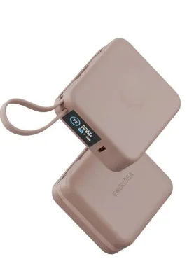 Energea MagPac Mini Plus Dijital 10.000 mAh 20W Type-C 20W Type-C Kablo 15W Telefon Saat Kablosuz Şarj Magsafe Powerbank