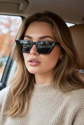 REN EYEWEAR CİRO BEYAZ GÜNEŞ GÖZLÜĞÜ 2024 KADIN MODERN YENİ SEZON REN EYEWEAR