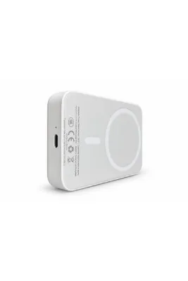 BLOOFY TECH iPhone Uyumlu MagSafe Kablosuz Şarj Hibrit Powerbank 5000 mAh Mini Taşınabilir Magsafe Batarya