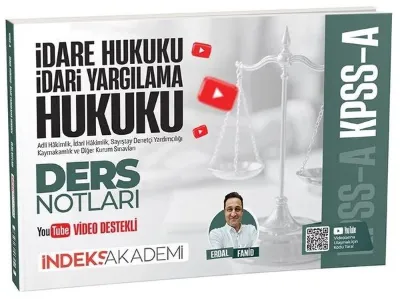2026 KPSS A Grubu İdare ve İdari Yargılama Hukuku Video Ders Notları