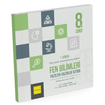 8. Sınıf LGS 1. Dönem Fen Bilimleri Yazılıya Hazırlık Kitabı