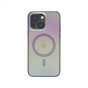Piili iPhone 15 Quıck Sand Magnet Purple Kılıf - Mor