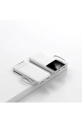 Nextron Powerbank 12.000 Mah Çoklu Kablo Çıkışlı Yüksek Kaliteli Powerbank