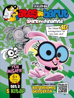 Ateş İle Barut - Yeni Misafir AR 4D Animasyonlu Kitap Set 2 - 5 Kitap
