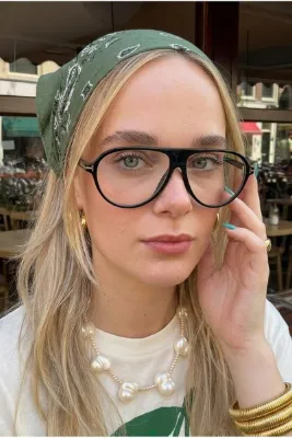 Eyesofia Clara Unısex Siyah Çerçeveli Blue Block Mavi Işık Filtreli Ekran Gözlüğü