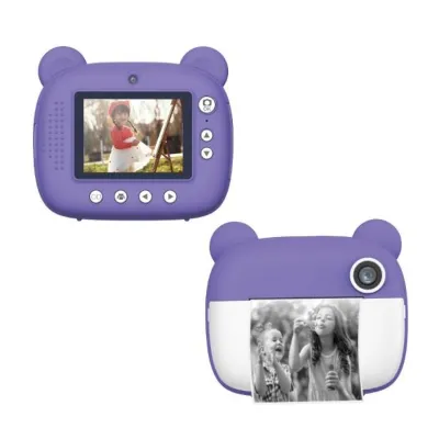 Torima Trm- Cmr14 Baskılı Çocuk Fotoğraf Makinesi Mor