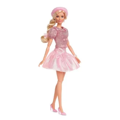Barbie Film Serisi: Pembe Bereli Barbie Bebek JBJ53