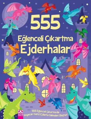 555 Eğlenceli Çıkartma - Ejderhalar