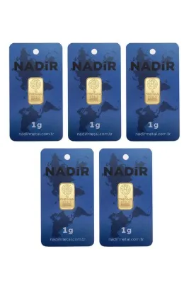 Topaloğlu 5 Adet 1 Gram Nadir Gram Altın